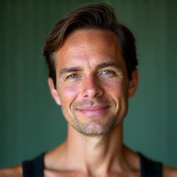 Headshot of Ben Carter, a thoughtful yoga teacher.