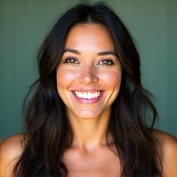 Headshot of Elena Torres, a warm and experienced yoga instructor.